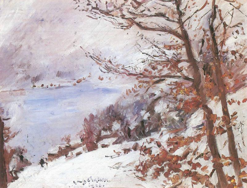 Walchensee im Winter, Lovis Corinth